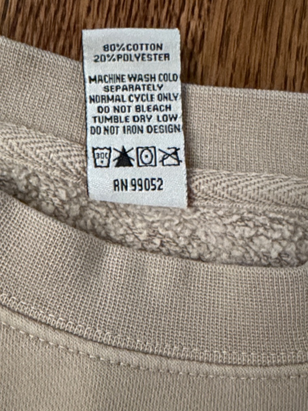 Independent Trading Co. Petty Checkerboard Logo Beige Crewneck Sweatshirt medium - Picture 4 of 8